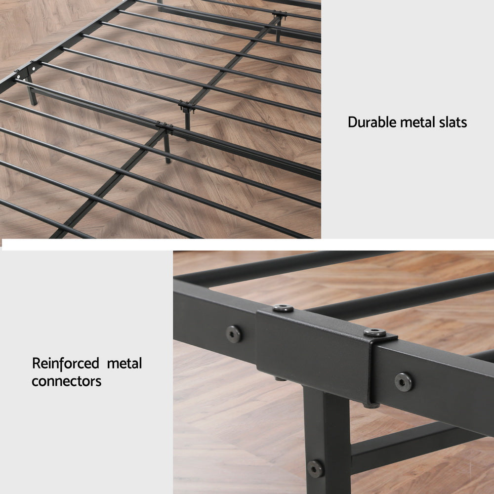 Artiss Bed Frame Metal Bed Frame DANE - King Single